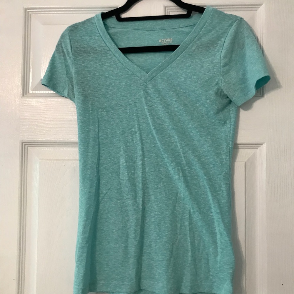 Light blue v neck
